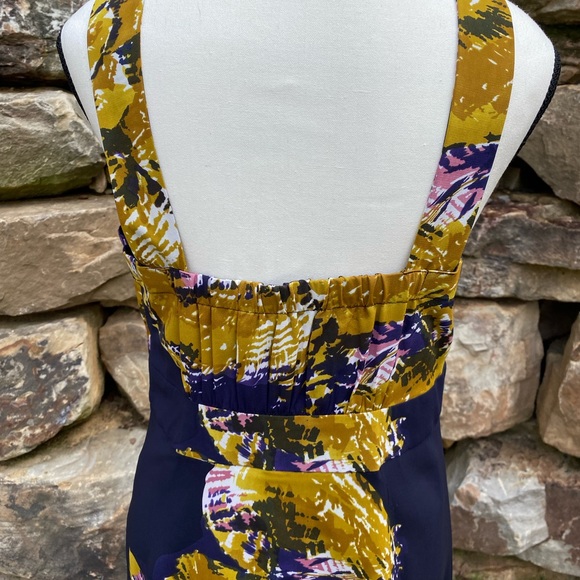 NWT Purple/Gold/Pink Halter Dress. Originally 98. Size 10 - Picture 4 of 7